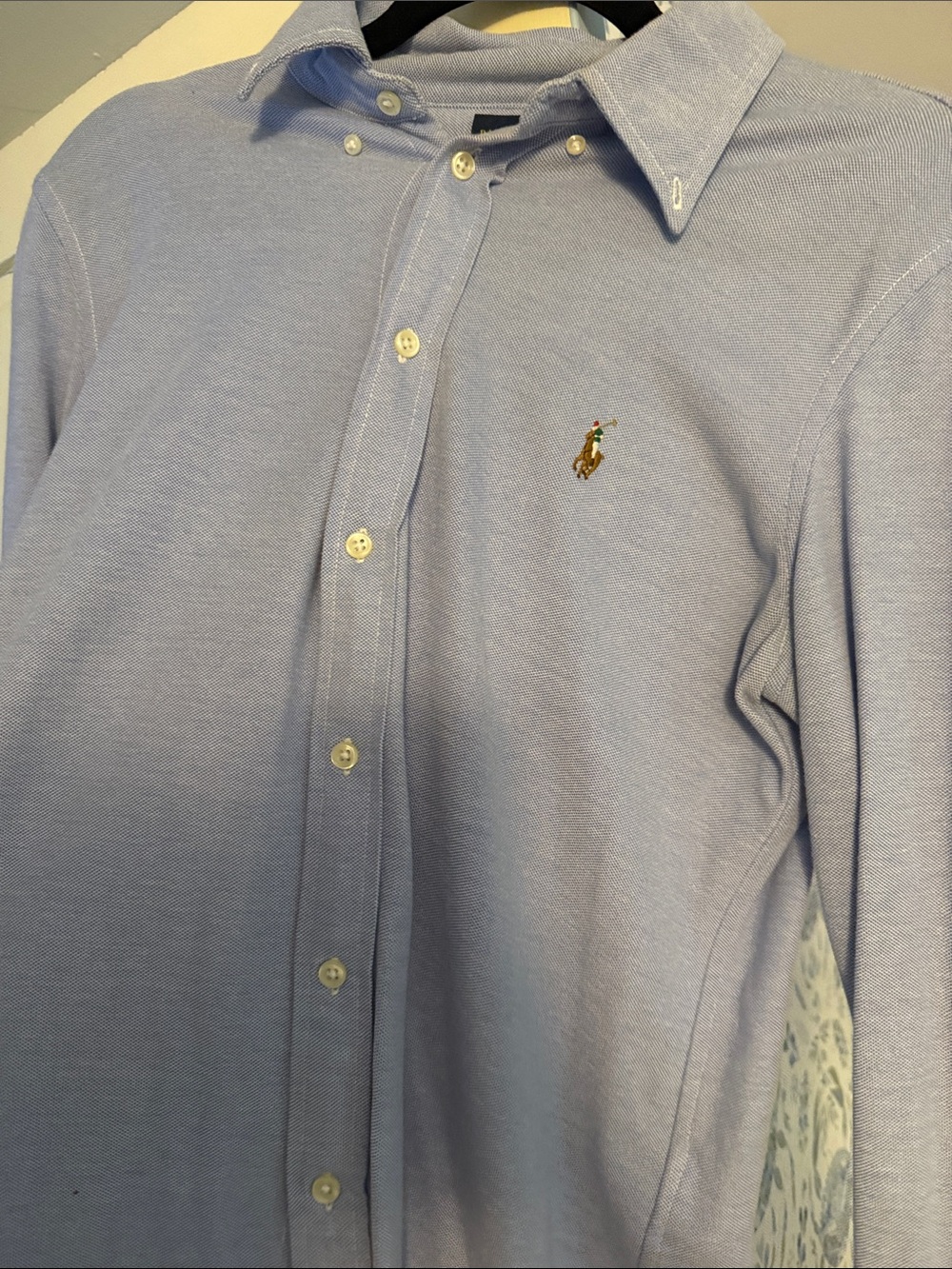 Polo by Ralph Lauren Light Blue Button-Down Oxford Shirt - Picture 3 of 6
